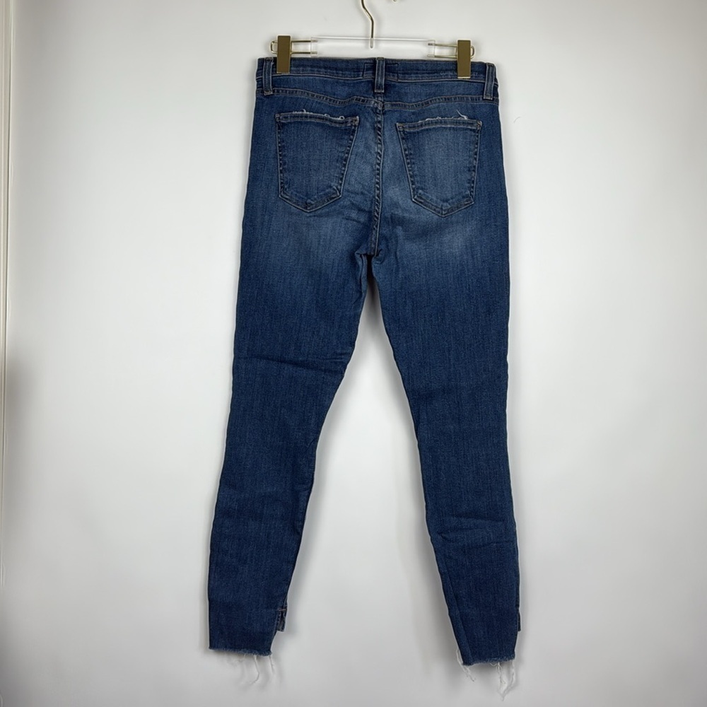 Current/Elliott The Stiletto Highwaist Skinny Jeans in Divina with Uneven Hem 28 - Picture 5 of 9